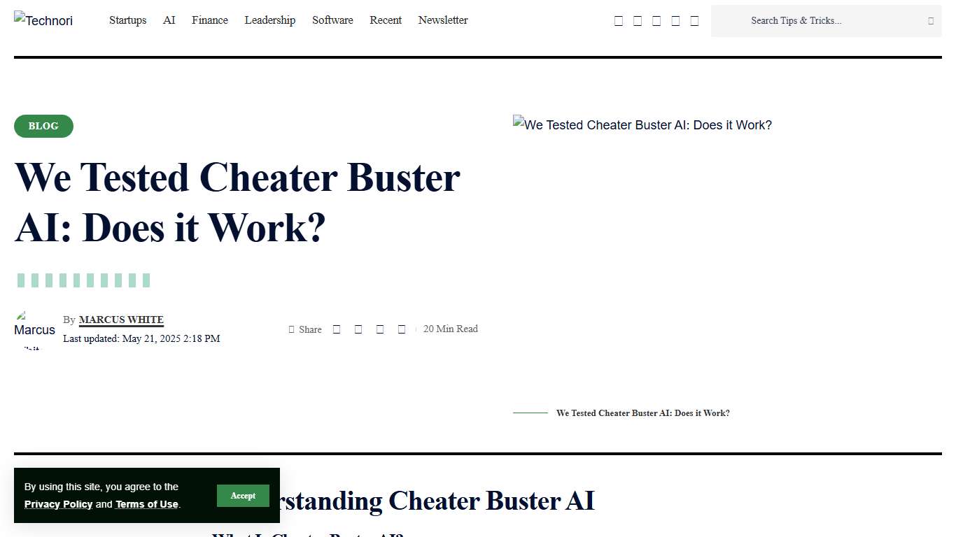 We Tested Cheater Buster AI: Does it Work?